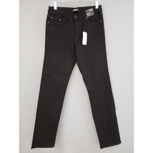 NEW 28X32 EXPRESS BLACK SLIM STRAIGHT HYPER STRETCH BLACK JEANS